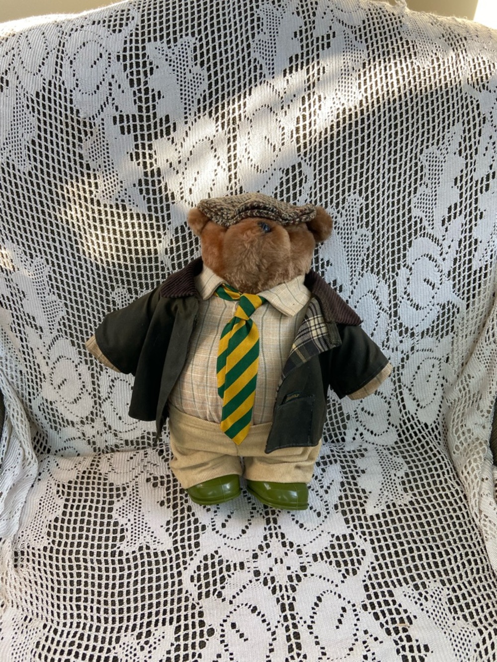 Steiff Barbour Paddington Bear